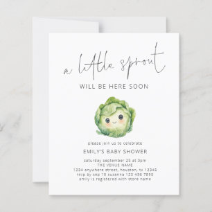 Papier Baby shower Little Sprout