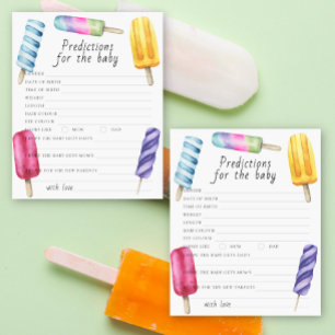 Papier Baby shower populaire Prédictions et conseils bébé