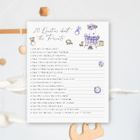 Baby shower pour nouveau-né 20 questions sur les P