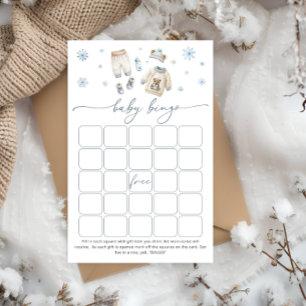 Papier Baby Son Froid Dehors Garçon Bingo Jeu