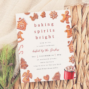 Papier Baking Spirits Bright Cookies Exchange Budget