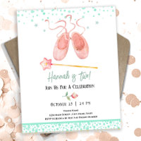 Ballerina Ballet Chaussons 2e Anniversaire Girl Bu