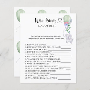 Papier Balloon & Elephant - Qui connaît le meilleur jeu d