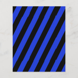Papier bandes diagonales bleu et noir