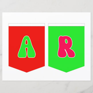 Papier Bannière de Maligayang Kaarawan AR