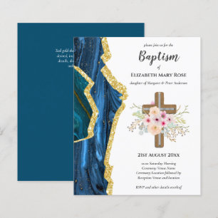 Papier Baptême BUDGÉTAIRE Bautizo Bautismo INVITATION