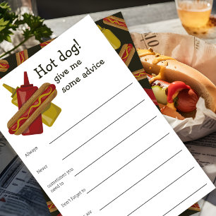 Papier Barbecue baby shower de conseil jeu