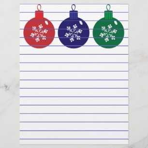Papier Baubles de Noël