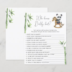 Papier Bear Panda Qui connaît le mieux papa