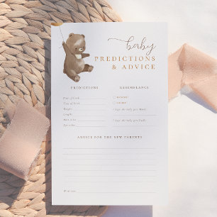 Papier Bearly Wait Bear Baby Predictions & Conseils Jeu