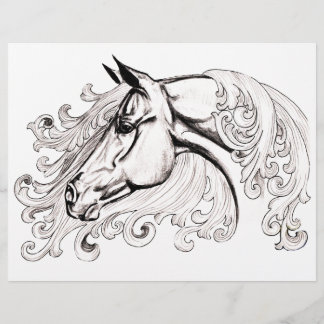 Papier beau cheval