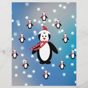 Papier Beaucoup de pingouins