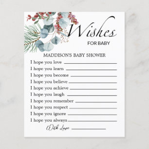 Papier bébé à feuillage persistant il fait froid dehors l