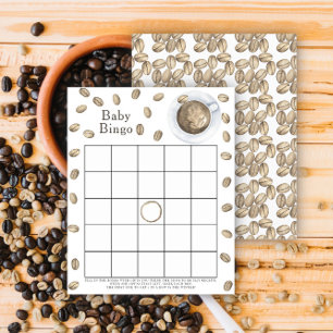 Papier Bébé brasse café Baby shower jeu de bingo