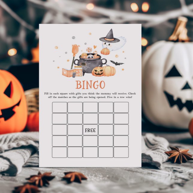 Papier Bébé brasse Orange Baby shower Jeu de Bingo (Baby is Brewing Baby Shower 
)