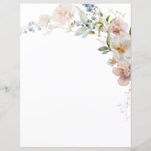 Papier Bébé fleur sauvage en fleur Élégant moderne