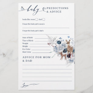 Papier Bébé froid à l'extérieur du Baby shower d'hiver Je