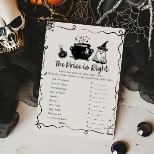 Papier Bébé Halloween se prépare Le jeu The Price Is Righ