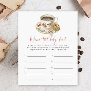 Papier Bébé prépare du café - Nommez cette nourriture pou