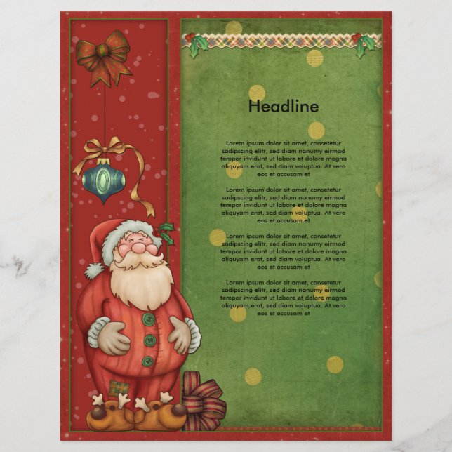 Papier Belle conception de Noël fantaisiste (Devant)