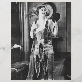 Papier Belle robe de femme Flapper 1920