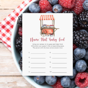 Papier Berry - Donnez un nom à ce bébé Jeu de douche alim