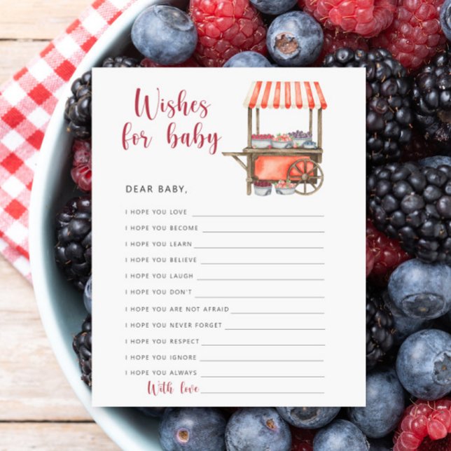 Papier Berry - Party game | wishes for baby (Créateur téléchargé)