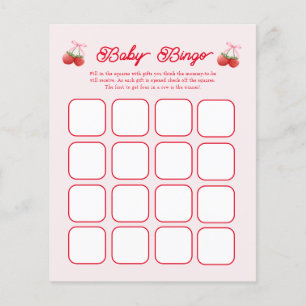 Papier Berry Sweet Baby shower Jeux de Bingo