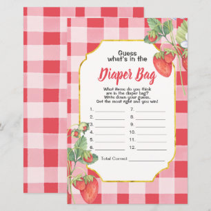 Papier Berry Sweet Guess What's In the Diaper Bag