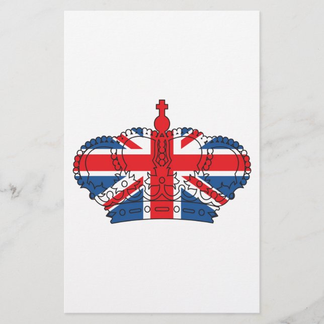 Papier Best of British, Crown, Union Jack (Devant)
