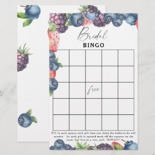 Papier Beurre douce - Jeu de bingo de douche nuptiale