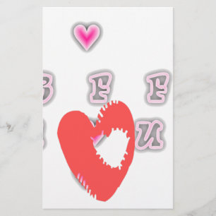 Papier BFF. Best Friends Forever : I love You Text Citati