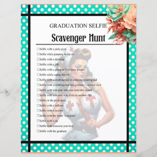 Papier Bienheureux Pinup Infirmière Graduation Self-Hunt