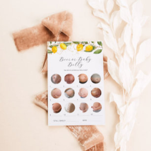 Papier Bière citron ou Baby shower de ventre de bébé