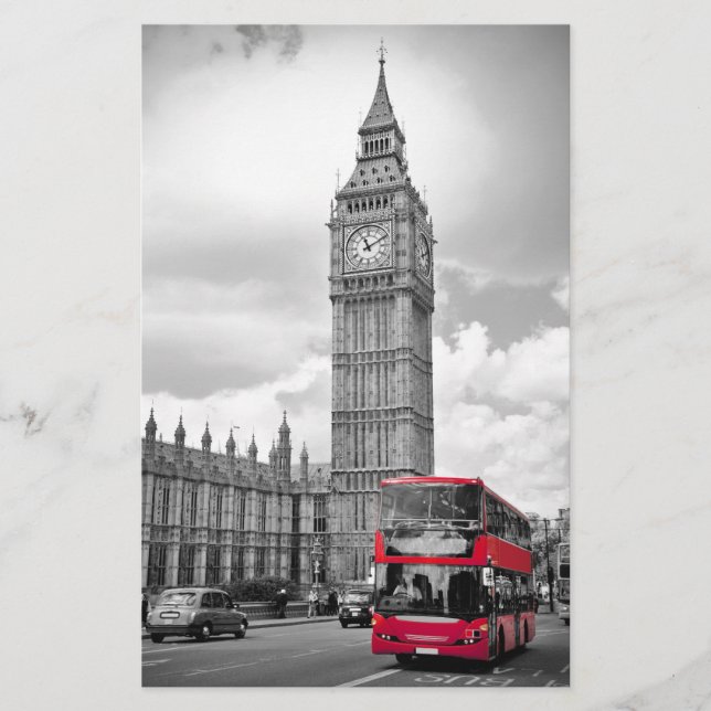 Papier Big Ben London (Devant)