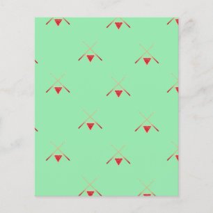 Papier billard américain sur tapis vert