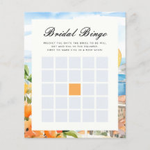 Bingo Aperol Spritz Amalfi Fête des mariées Jeu