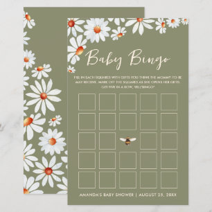Papier Bingo pour bébé Daisy & Bumblebee