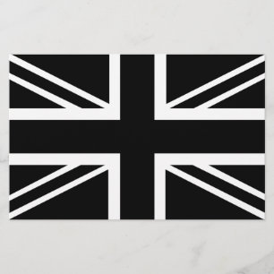 Papier BLack & White Classic Union Jack British(UK) Flag