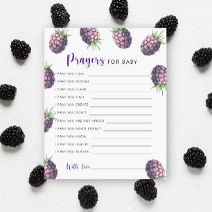 Papier Blackberries - prières pour bébé