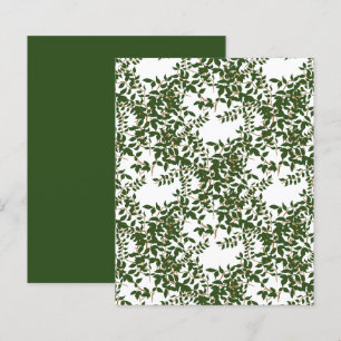 Papier blanc à rebut blanc Jasmine vert foncé