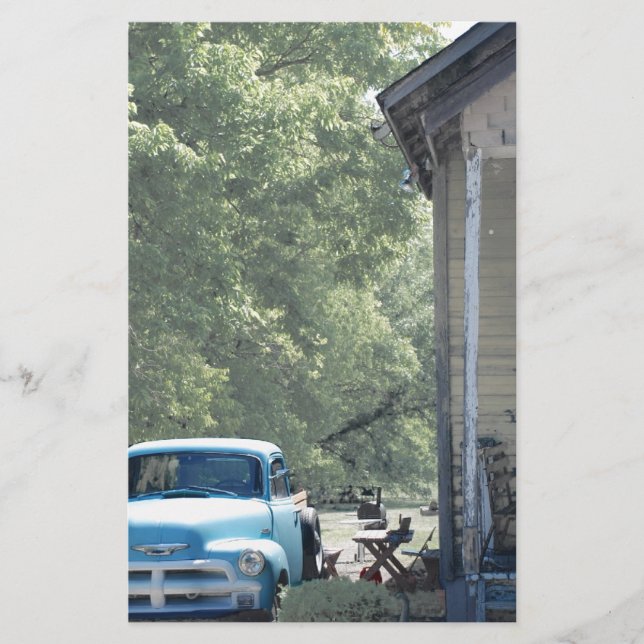 Papier Bleu Chevy (Devant)