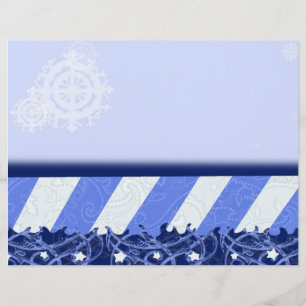 Papier Bleu hiver