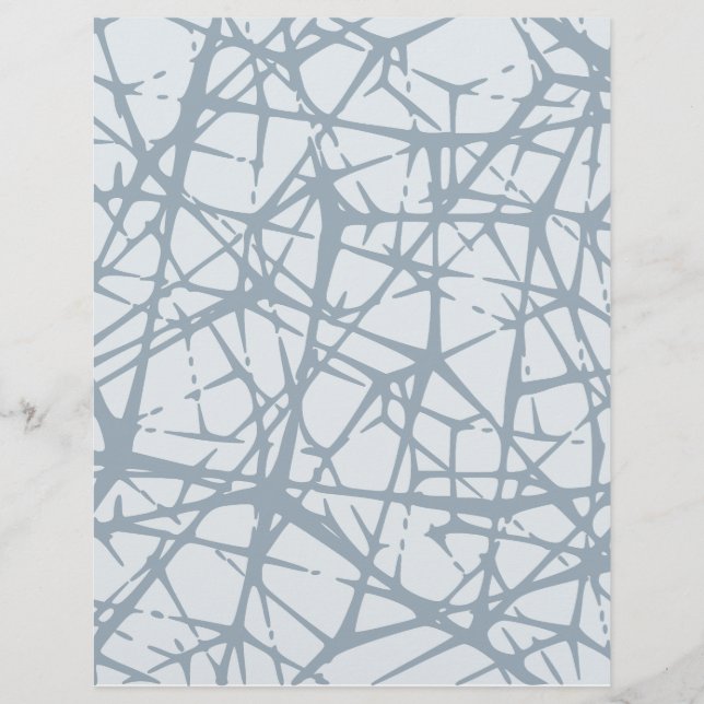 Papier Blue Grey Abstrait : (Devant)