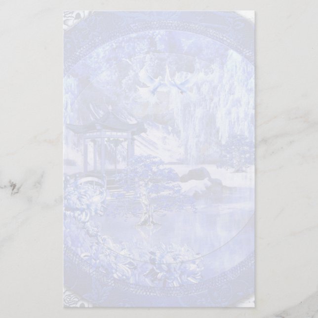 Papier "Blue Willow World" 3 (Devant)
