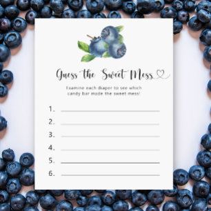 Papier Blueberry - Devinez le jeu du gâteau doux