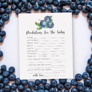 Papier Blueberry - prédictions et conseils pour bébé