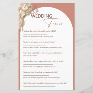 Papier Bohème il dit qu'elle a dit mariage trivia jeu