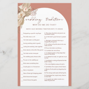 Papier Bohème traditions mariages jeu de douche de nage