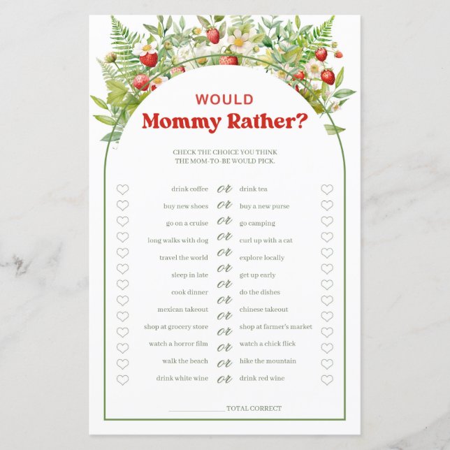 Papier Boho Arch Berry Sweet Serait maman Plutôt (Devant)